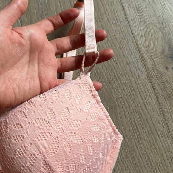 Victorias secret peach lace push up bra size 32dd nwt - Picture 4 of 10